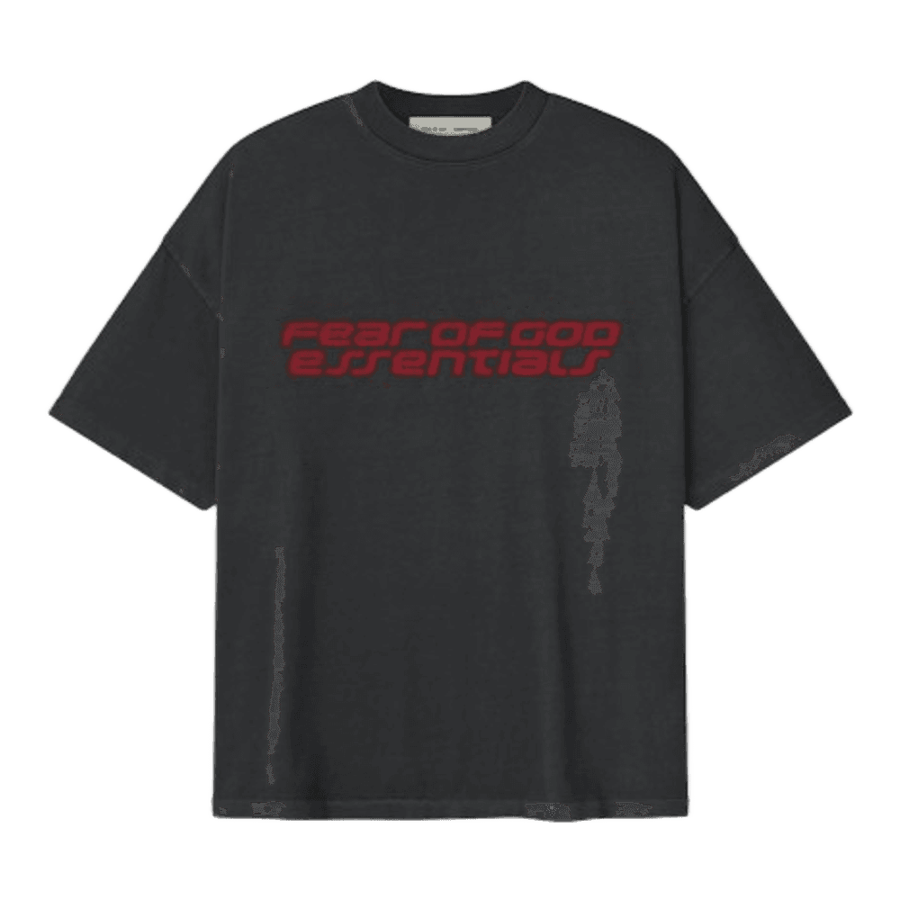 FEAR OF GOD ESSENTIALS 90S TEE RED
